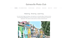 Desktop Screenshot of gainesvillephotoclub.com